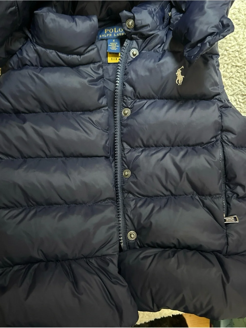 Kids Polo Ralph Lauren Puffer Down Vest,4